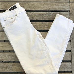 J.Crew white toothpick jeans